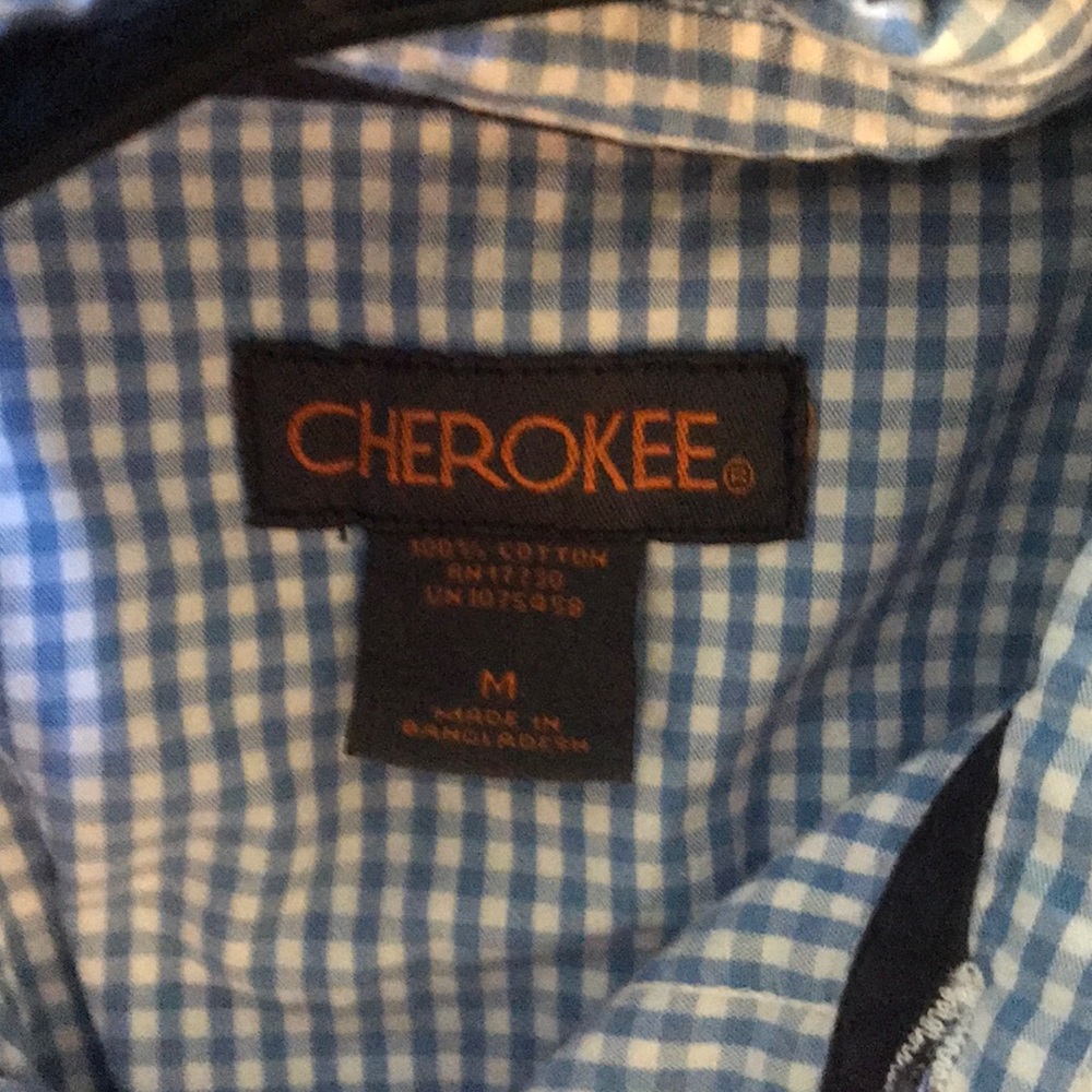 Blue button up - Picture 3 of 3
